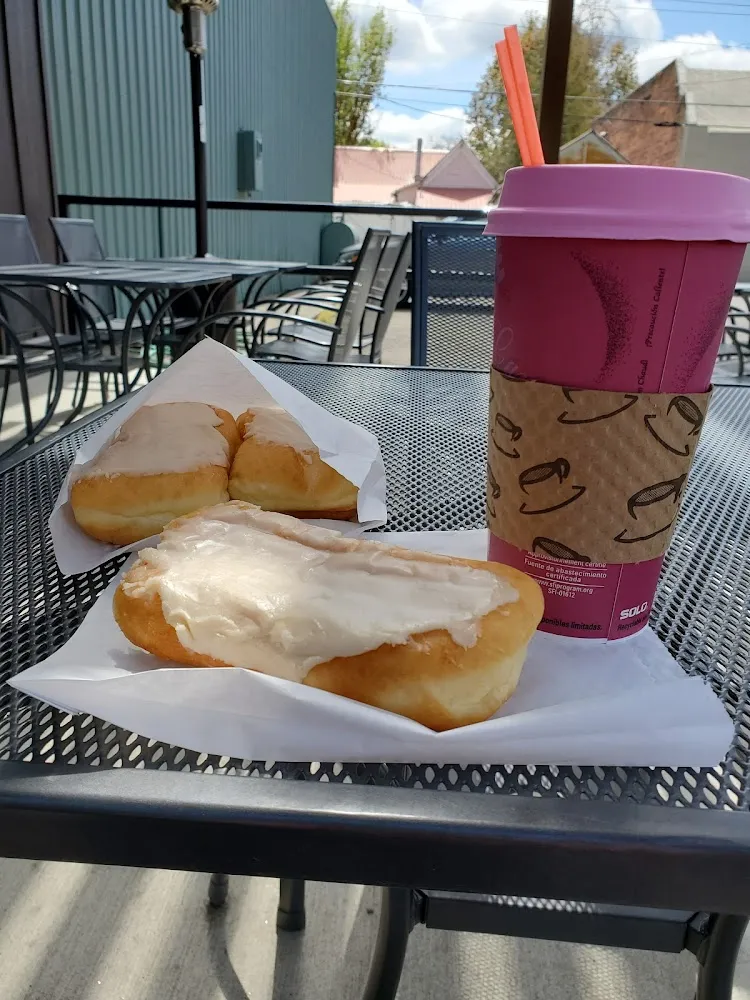 Maple Bar & White Chocolate Caramel Hot Latte