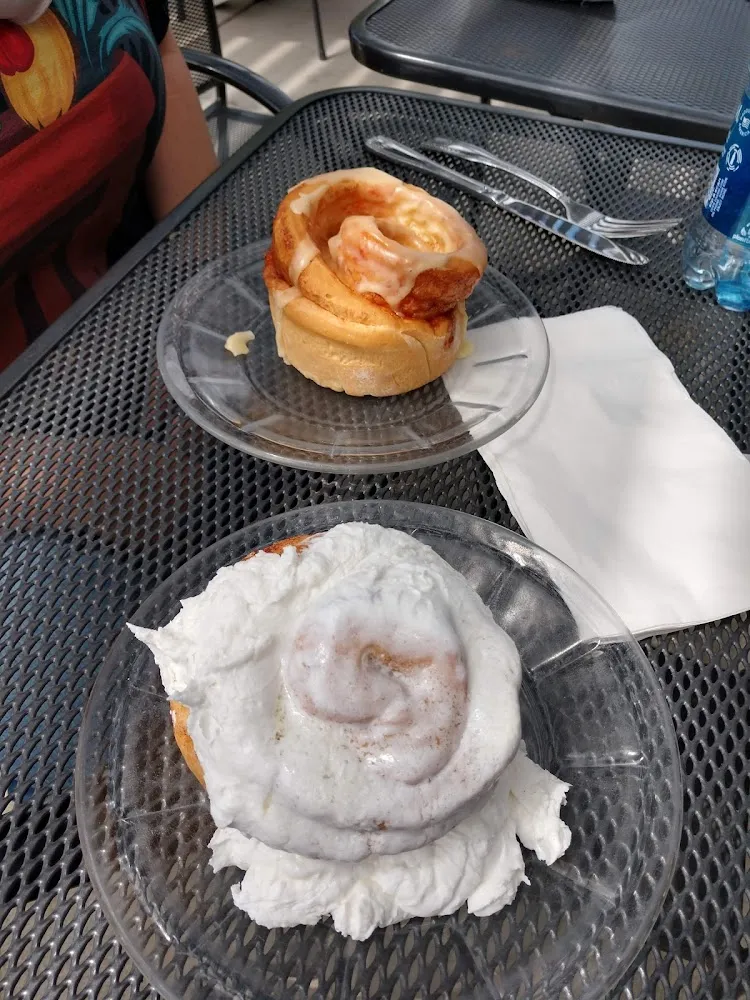 Orange Roll and Cinnamon Roll